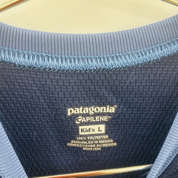 Patagonia Kids' Capeline Top Long-Sleeved, Size L - Picture 4 of 6